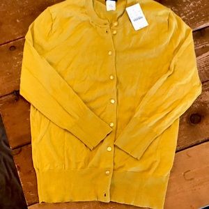 JCrew Jackie Cardigan XS warm Burnt Umber NWT